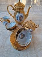Goudkleurig theeservies van Bareuther Bavaria, Antiek en Kunst, Antiek | Servies compleet, Ophalen