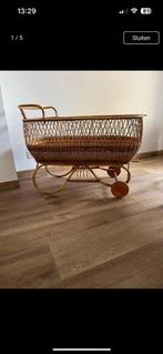 Rotan rohe wieg vintage, Kinderen en Baby's, Babywiegjes en Ledikanten, Ophalen of Verzenden, Gebruikt, Wieg