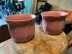 Roze planten potten, Rond, Ophalen of Verzenden, Zo goed als nieuw, Aardewerk