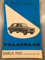 VRAAGBAAK SIMCA 1100 door P. Olyslager, Auto diversen, Handleidingen en Instructieboekjes, Ophalen of Verzenden