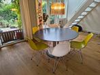 Ronde eettafel Leolux Trias (130 cm diameter, hoogte 73 cm), Ophalen, Modern design, Gebruikt, Rond