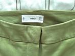 Appeltjes groene broek - MANGO - Maat 40, Ophalen of Verzenden, Zo goed als nieuw, Maat 38/40 (M), Groen
