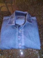 Blauw overhemd Signum, Kleding | Heren, Verzenden, Zo goed als nieuw