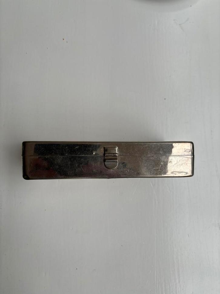 Sigaren doos Vintage, Verzamelen, Blikken, Gebruikt, Ophalen of Verzenden