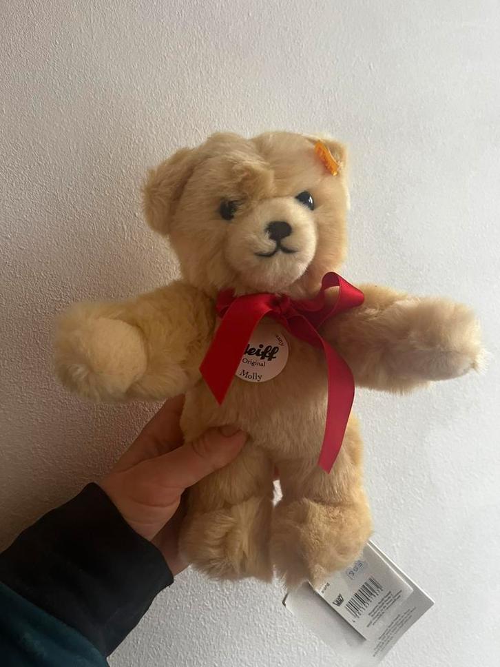 Steiff beer Molly nieuw, Verzamelen, Beren en Cherished Teddies, Nieuw, Stoffen beer, Steiff, Ophalen of Verzenden