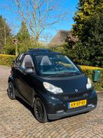 Smart Fortwo 1.0 52KW Cabrio 2007 Zwart, Auto's, Smart, ForTwo, Origineel Nederlands, Te koop, 20 km/l