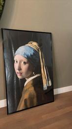 Schilderij Meisje met de Parel print  - 62x93 cm, Huis en Inrichting, Woonaccessoires | Schilderijen, Tekeningen en Foto's, Ophalen
