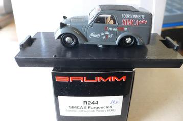 simca 5 fourgonette -brumm r244  1/43 beschikbaar voor biedingen