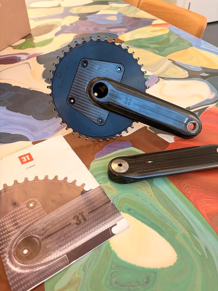 3T Torno Carbon Crankstel 172.5mm BB30, Fietsen en Brommers, Fietsonderdelen, Zo goed als nieuw, Racefiets, Crankstel of Pedalen