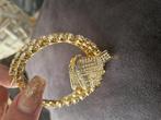 Verguld woonwagen oorbellen, Sieraden, Tassen en Uiterlijk, Ophalen of Verzenden, Nieuw, Goud, Overige materialen