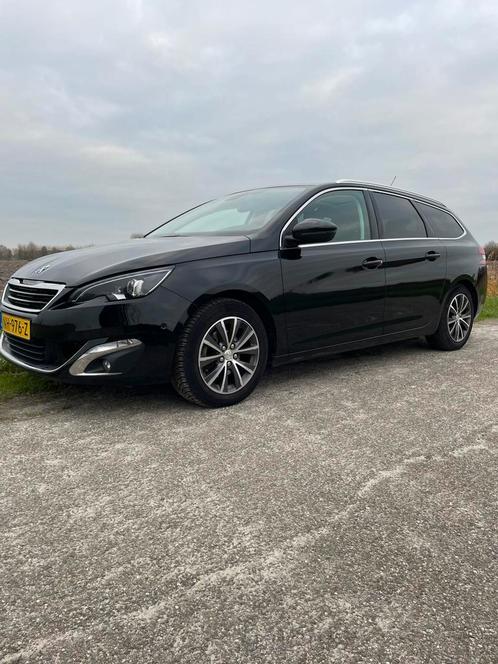 Peugeot 308 1.2 E-thp 96KW/130PK SW AUT 2017 Zwart, Auto's, Peugeot, Particulier, ABS, Achteruitrijcamera, Adaptieve lichten, Adaptive Cruise Control