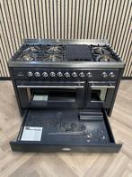 Luxe Fornuis Boretti Gas 120cm + Afzuigkap + Mtifunctioneel, Ophalen of Verzenden, Grill, Gas