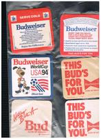 BIERVILTJES BUDWEISER, Verzamelen, Biermerken, Verzenden, Nieuw, Viltje(s), Overige merken