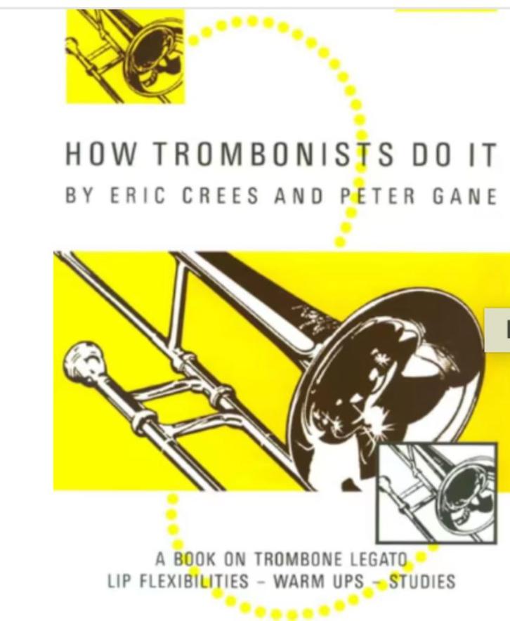 How trombonists do it treble clef Eric Crees • Peter Gane, Muziek en Instrumenten, Bladmuziek, Nieuw, Artiest of Componist, Populair