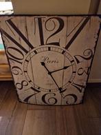 Vintage Wandklok - Parijs Design, Ophalen, Gebruikt, Analoog, Wandklok