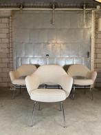 4x Knoll Conference chair by Eero Saarinen, Huis en Inrichting, Stoelen, Ophalen, Hout, Gebruikt, Wit