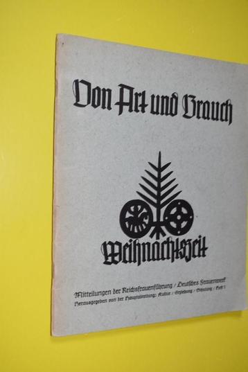 Von Art und Brauch -Weihnachtszeit -Heft 1- 1938- beschikbaar voor biedingen