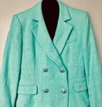 Mintgroene ZARA blazer kort, Maat 38/40 (M), Zara, Ophalen of Verzenden, Zo goed als nieuw