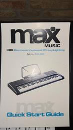 Max KB5 Keyboard met standaard en kruk, Met standaard, Ophalen, Overige merken, 61 toetsen