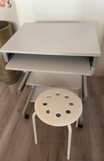 Computer tafel bureau met krukje, Huis en Inrichting, Kasten | Computermeubels, Ophalen, Gebruikt, 70 tot 120 cm, Minder dan 70 cm