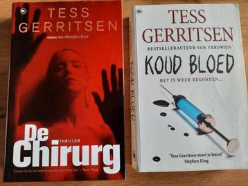 2x Tess Gerritsen: De Chirurg en Koud Bloed samen 7,50 beschikbaar voor biedingen