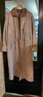 Lammy coat echt lederen jas maat 44, lamswol,Moscoat, Ophalen of Verzenden, Zo goed als nieuw, Maat 42/44 (L), Bruin