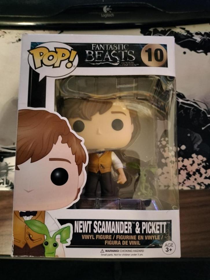 Funko Pop 10 Fantastic Beasts Newt Scamander and Pickett., Verzamelen, Poppetjes en Figuurtjes, Zo goed als nieuw, Verzenden