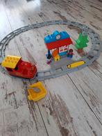 Duplo set stoomtrein met treinbaan, deel van set 10874, Ophalen of Verzenden, Gebruikt, Duplo