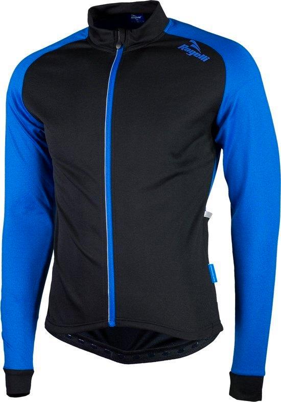 Rogelli Caluso 2.0 fiets Jersey/Jas zwart/Blauw M, L, Fietsen en Brommers, Fietsaccessoires | Fietskleding, Nieuw, Heren, Bovenkleding