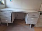 Bureau, staal jaren 60/70 vintage, Huis en Inrichting, Bureaus, Ophalen, Gebruikt, Bureau