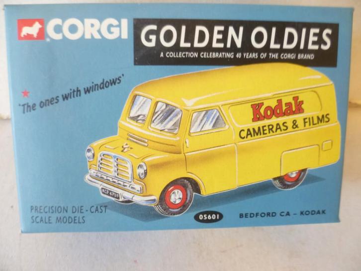 Corgi Golden Oldies 1996 05601 Bedford CA Kodak 1:43 modelau, Hobby en Vrije tijd, Modelauto's | 1:43, Nieuw, Auto, Corgi, Ophalen of Verzenden