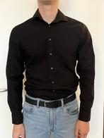 Seidensticker zwarte blouse overhemd regular fit, mt 15 S 38, Halswijdte 38 (S) of kleiner, Zwart, Ophalen of Verzenden, Zo goed als nieuw