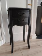 Mooie unieke zwarte sidetable!, Huis en Inrichting, Tafels | Sidetables, Ophalen, 100 tot 150 cm, Zo goed als nieuw, 25 tot 50 cm