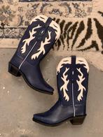 Bootstock cowboylaarzen 37 western boots bohemian laarzen, Kleding | Dames, Schoenen, Hoge laarzen, Blauw, Nieuw, Ophalen of Verzenden