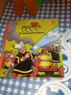Kabouter Plop knuffel 32 cm groot + boek kabouter brandweer, Ophalen of Verzenden
