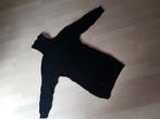 Col trui kabel zwart one size, Verzenden, Nieuw, Maat 38/40 (M), Zwart
