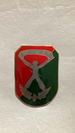 KNIL 37e Aan en Afvoer Troepen, Verzamelen, Militaria | Algemeen, Ophalen of Verzenden, Landmacht, Nederland, Embleem of Badge
