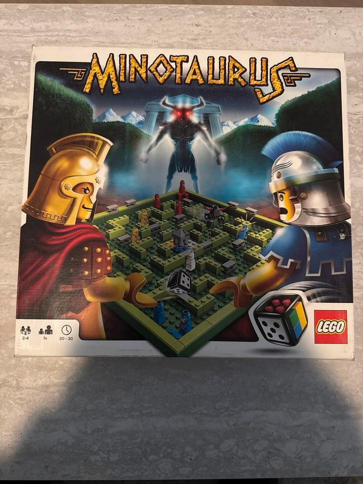 Lego Minotaurus Bordspel, Hobby en Vrije tijd, Gezelschapsspellen | Bordspellen, Zo goed als nieuw, Een of twee spelers, Ophalen of Verzenden