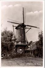 Langweer - De Molen (2x), Verzamelen, Ansichtkaarten | Nederland, Ophalen of Verzenden, 1940 tot 1960, Ongelopen, Friesland