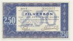 Nederland 2,5 gulden 1938 zilverbon 1 letter UNC, Los biljet, 2½ gulden, Ophalen of Verzenden