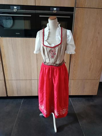 Spieth&Wensky Dirndel Maat 40- 42 + Blouse beschikbaar voor biedingen