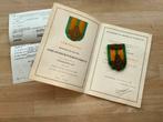 OORLOGSHERINNERINGSKRUIS met certificaat 1940 - 1945., Verzamelen, Militaria | Tweede Wereldoorlog, Ophalen of Verzenden, Marine