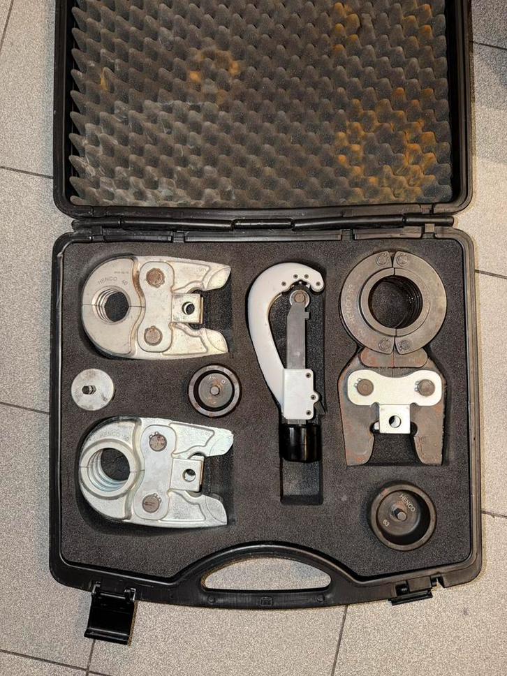 Henco persbekset 40-50-63 mm, Doe-het-zelf en Verbouw, Gereedschap | Machine-onderdelen en Toebehoren, Zo goed als nieuw, Ophalen
