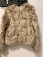 H&M Divided faux fur jas - Maat XS, Ophalen of Verzenden, Zo goed als nieuw, Maat 34 (XS) of kleiner, Beige