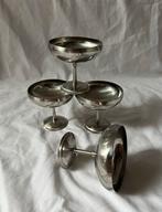Vintage Franse RVS ijscoupes Letang & Remy | bistro coupes, Ophalen, Overige materialen, Overige stijlen, Overige typen
