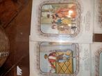 6 school plaatjes tegenovergestelde brocante, Antiek en Kunst, Ophalen of Verzenden