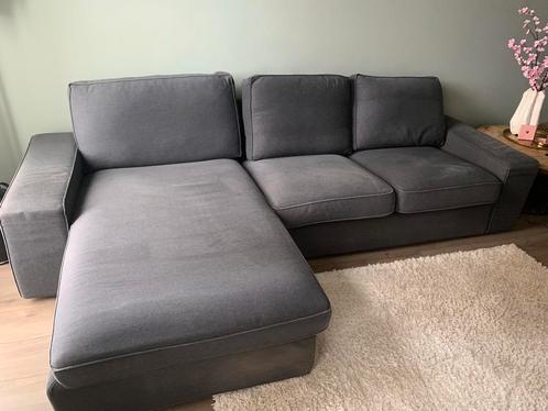 Antraciet loungebank Kivik, Ikea, Huis en Inrichting, Banken | Sofa's en Chaises Longues, Gebruikt, Driepersoons, Stof, Ophalen