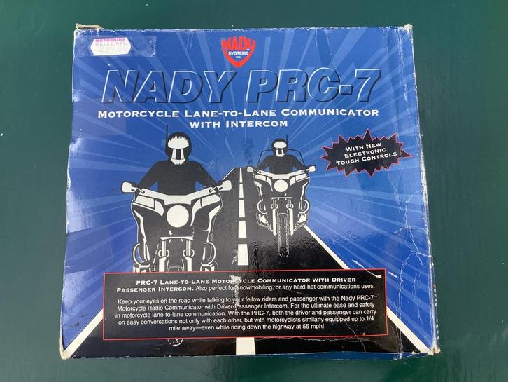 Motor Communicatie Systeem - Nady PRC-7, Motoren, Kleding | Motorhelmen, Ophalen of Verzenden