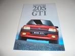 brochure Peugeot 205 GTI  1988, Verzenden, Nieuw, Overige merken