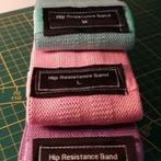 Hip Resistance Bands – Set van 3 weerstandsbanden (M, L, XL), Overige materialen, Benen, Overige typen, Nieuw
